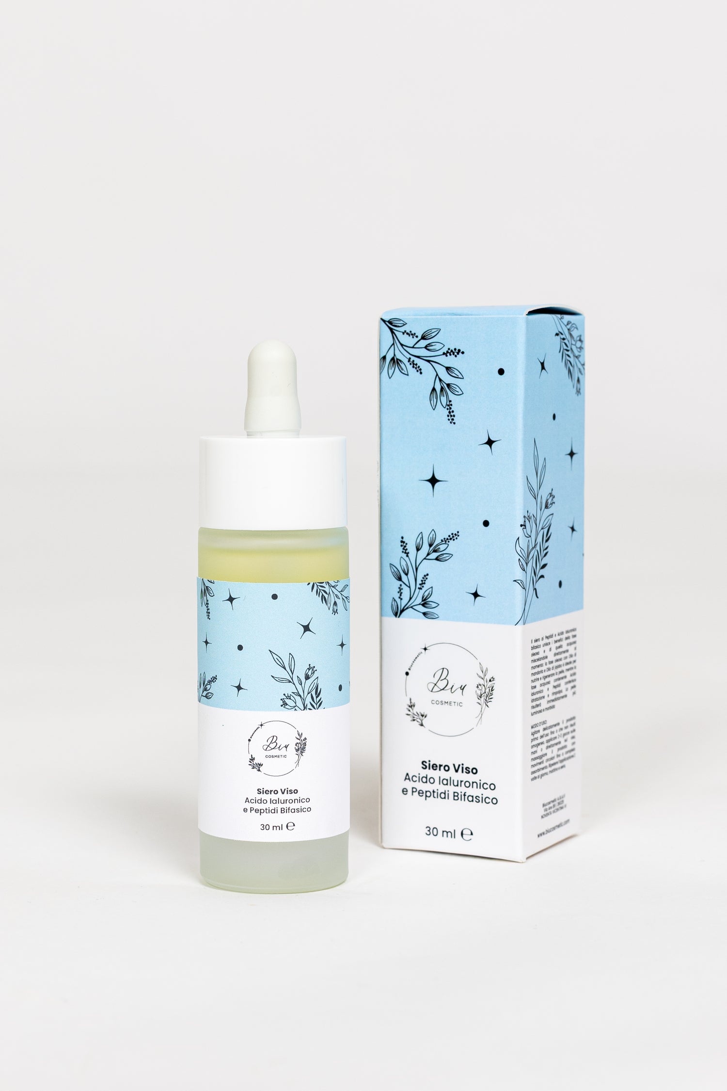 Siero Viso Acido Ialuronico e Peptidi Bifasico