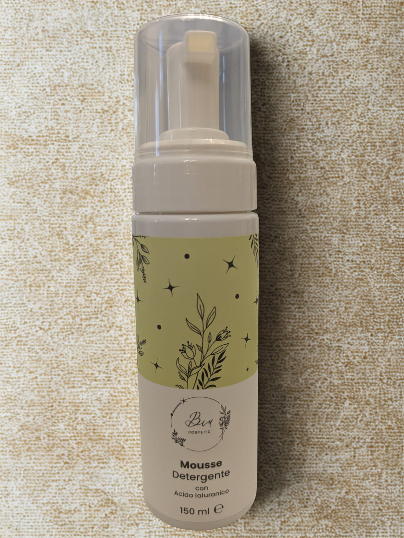 Mousse Detergente con Acido Ialuronico