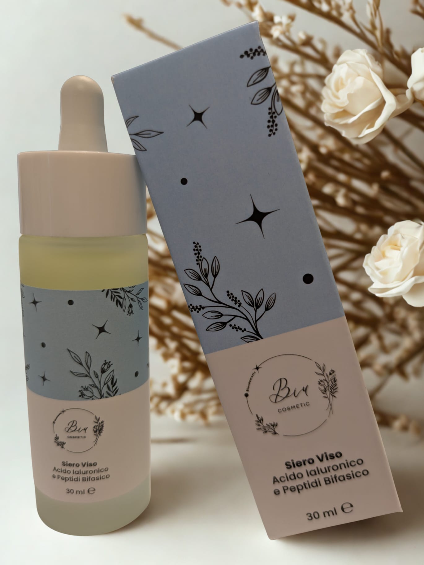 Siero Viso Acido Ialuronico e Peptidi Bifasico